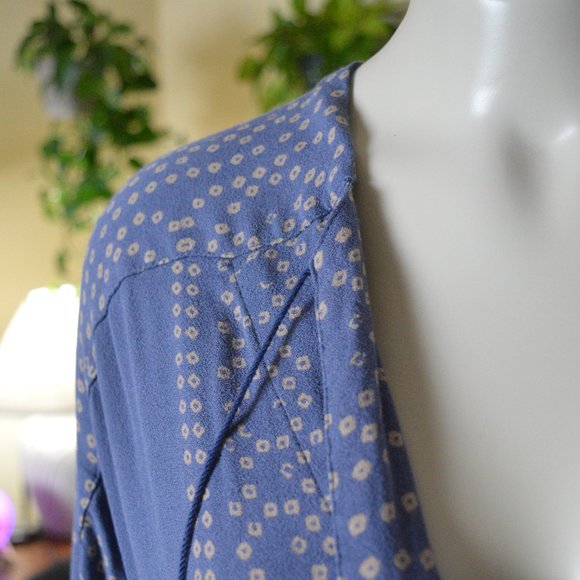 Free People Boho Maxi Dress Hippie Bohemian Western - Picture 3 of 9